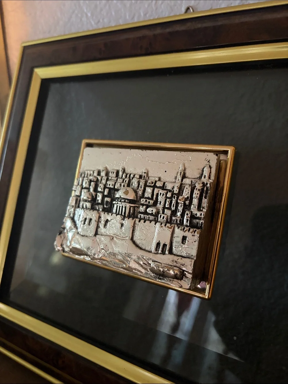 Old City of Jerusalem, 925 sterling silver and created by Israeli artist Saad